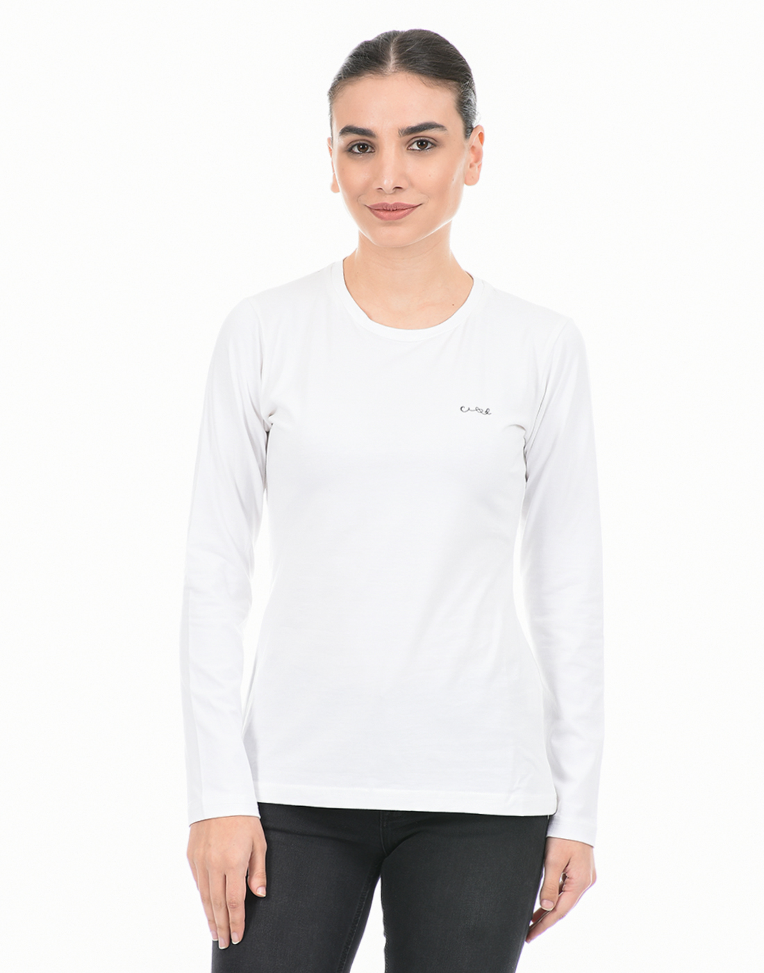 Cloak & Decker by Monte Carlo Women Solid White T-Shirt